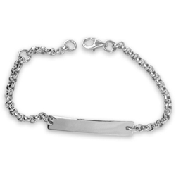 Sterling Silver ID Bracelet