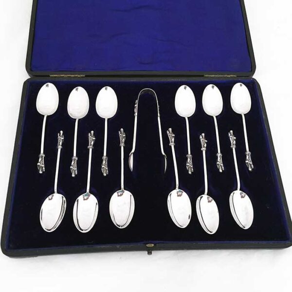 Cased TEA SPOONS - Image 2