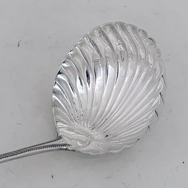 GEORGIAN SILVER SOUP LADLE - Image 4