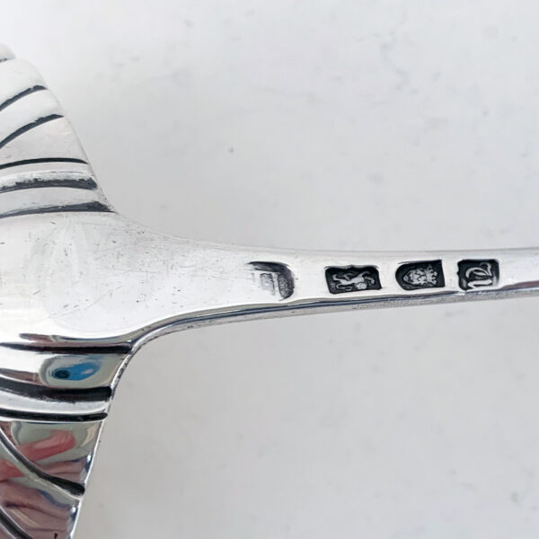 GEORGIAN SILVER SOUP LADLE - Image 5