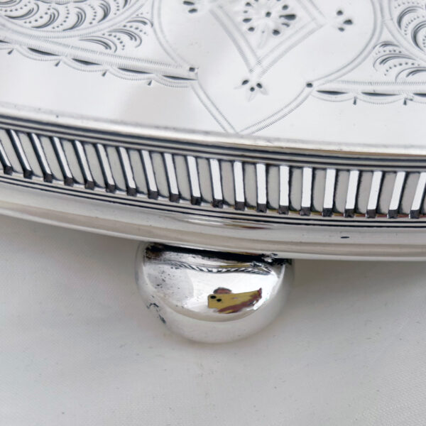 ENGLISH SILVER TRAY - Image 3