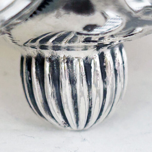 VICTORIAN SILVER SHELL DISH - Image 5