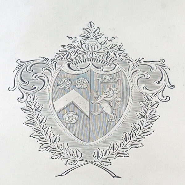 GEORGIAN SILVER SALVER - Image 2