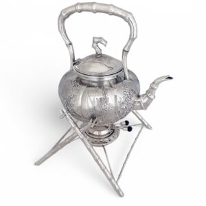 CHINESE EXPORT SILVER KETTLE