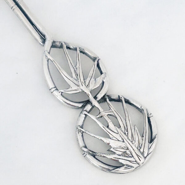 CHINESE EXPORT SILVER SERVING SPOON - Image 2