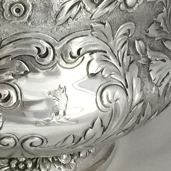 GEORGIAN SILVER FOUR PIECE TEA SET - Image 8