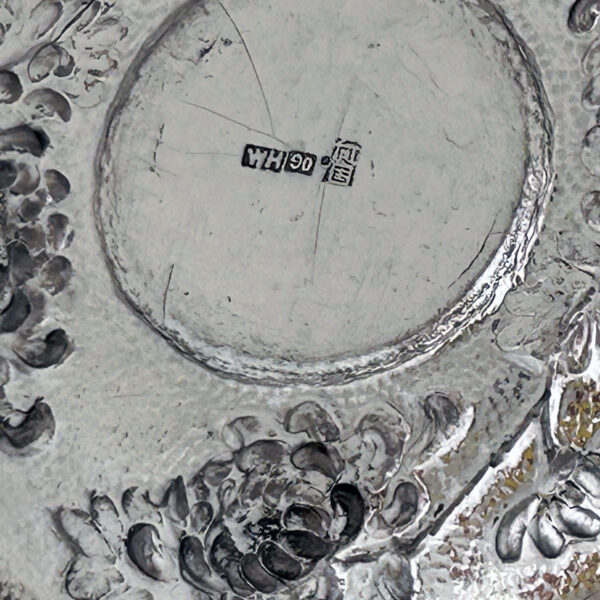CHINESE EXPORT SILVER CANDLESTICKS - Image 3