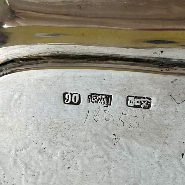 CHINESE EXPORT SILVER SALVER - Image 7