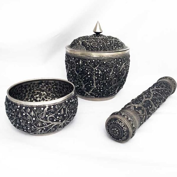 BURMESE SILVER SHAN PIECES