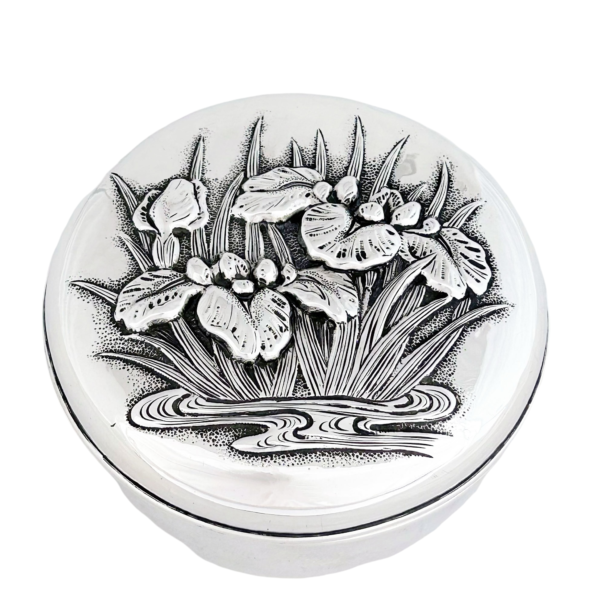JAPANESE EXPORT SILVER BOX - Image 2