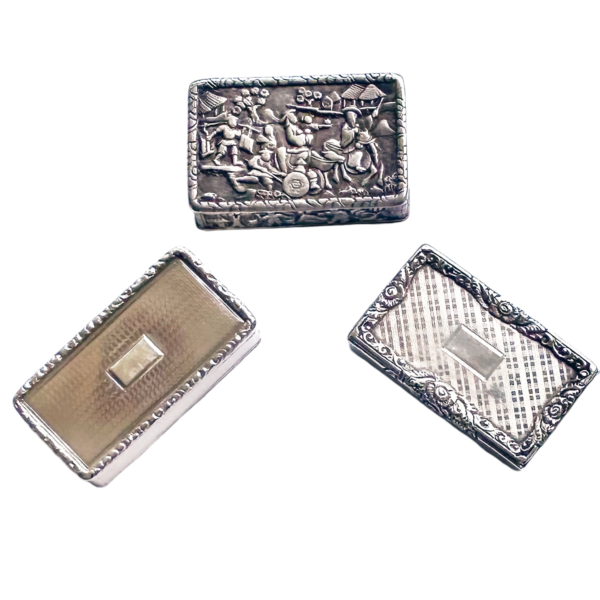 SILVER SNUFF BOXES